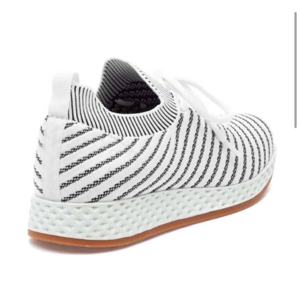 Women's J/Slides Sneakers, White & black, various sizes